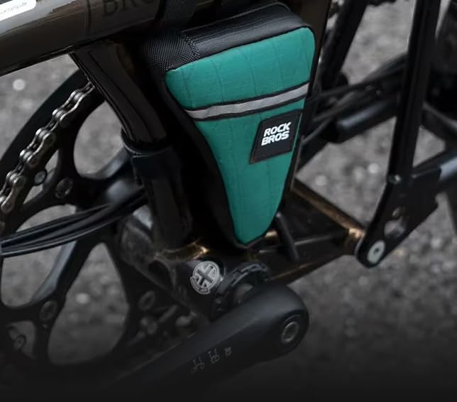 London Craftwork Frame Triangle Bike Tool Bag for Brompton (Mint Green)
