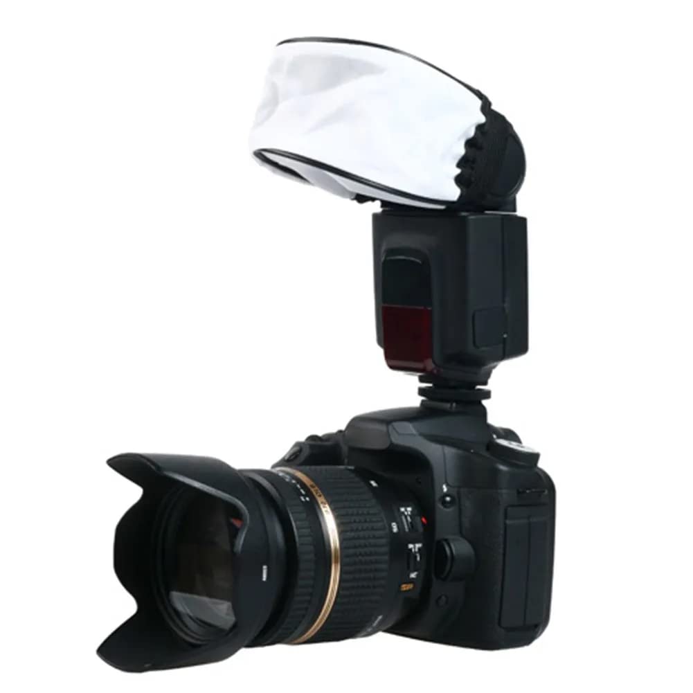 Diffusore Universale In Tessuto Per Flash Compatto,Universale Morbido Mini Bounce Softbox Flash Diffusore Cap,Diffusore Flessibile Flash,Diffusore Universale,2 Pezzi