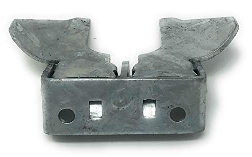 Wall Mount Gate Butterfly Fork Latch - 1-3/8" Fork, Chain Link Fence Gate Hardware, Chain Link Fence Gate Parts #TOP1