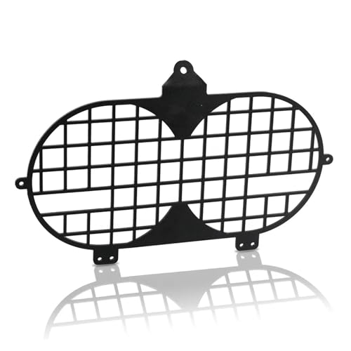 Protection phare XRV750 Africa Twin contre la casse : grille en maille d'acier