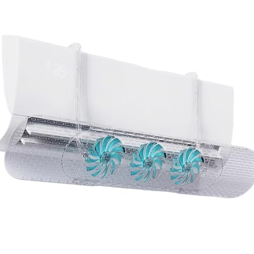 Déflecteur d'air pour climatisation robuste et rétractable au design épuré pour maison