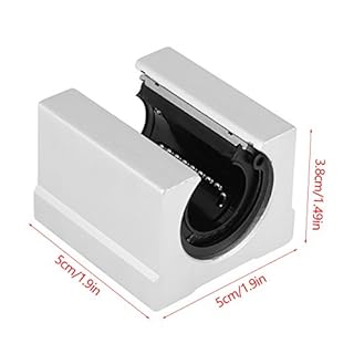 4 PCS SBR20UU 20mm Aluminum Open Linear Motion Ball Bearing CNC Slide Bushing Block for SBR20 20mm Linear Guide Rail