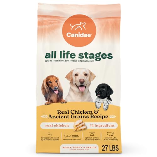 Canidae All Life Stages Real Chicken & Ancient Grains Recipe &ndash; High Protein Premium Dry Dog Food...