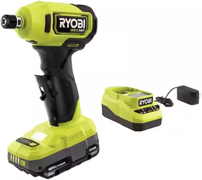RYOBI 18V ONE+ HP Compact Brushless 1/4" Right Angle Die Grinder Kit