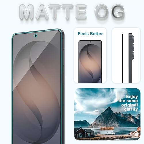 Image of FIRST MART Military-Grade Matte Anti-Glare Tempered Glass for Samsung Galaxy S26 Plus (6.7 Inch) With Installation Kit | Edge to Edge Coverage |Anti Glare, Bubble-Free [2 Pack]