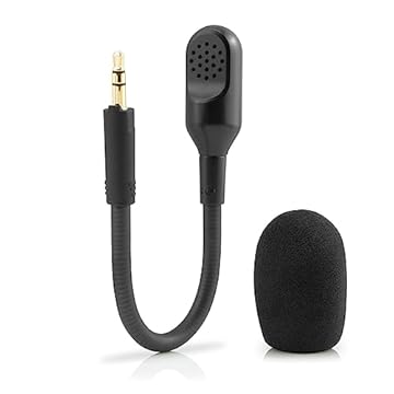 LEFXMOPHY Microfone de substituição para fone de ouvido sem fio Razer BlackShark V2 Pro edição 2023 (não para 2020) Black Shark 3,5 mm destacável Game Boom acessório de microfone