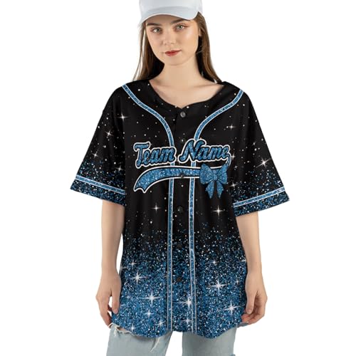 Personalized Cheerleading Team Baseball Jersey, Cheer Coach Jersey Gifts, Cheer Shirt Uniforms, Glitter Jersey S-5XL miniatura 2