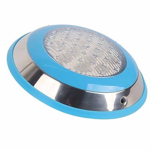 Akozon Luz LED para Piscina L Lámpara de Pared Subacuática Impermeable de Acero para Piscina AC12V18W‑1800LM para Uso Doméstico, Accesorio Multifuncional (12W)