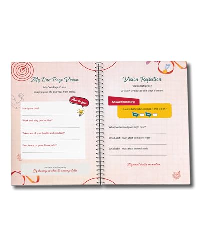 Image of The Comeback Journal | Productivity Journal for Focus, Discipline, Habit Building & Personal Growth | Daily Planner with Reflection, Goal Setting & Progress Tracking
