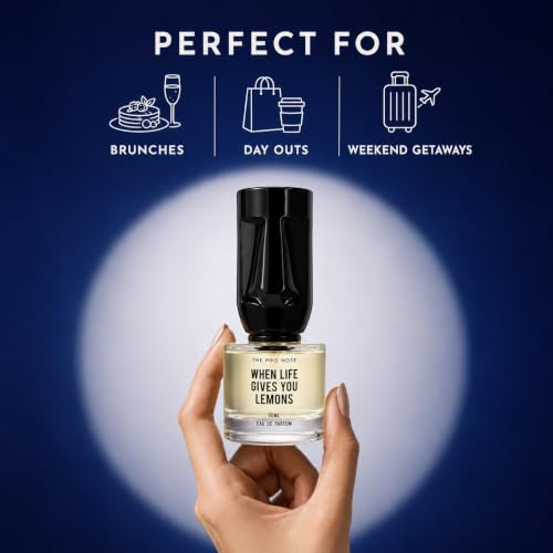 Image of When Life Gives You Lemons EDP 50ml | Long Lasting Citrus Perfume for Men | Fresh Aromatic Luxury Fragrance | 20% Concentrate | Gift for Men