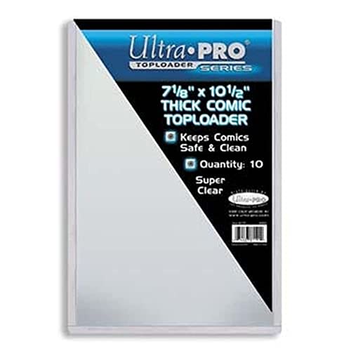 Ultra Pro 7-1/8 X 10-1/2 Thick Comic Toploader 10ct