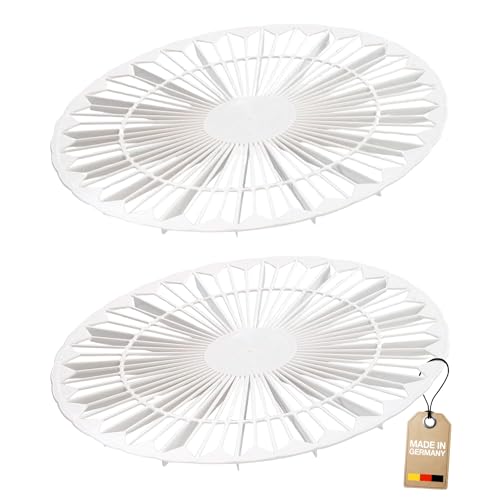 Westmark 2 Kuchenkühler/Torteneinteiler, Doppelfunktion,Rund, Durchmesser: 32 cm, Kunststoff, Weiß, 314322E3