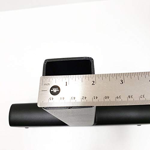 Ledin 12" L Towing Hitch Step Bar 2" Receiver Black Universal Truck Bed Trailer Rear Bumper Guard #TOP4