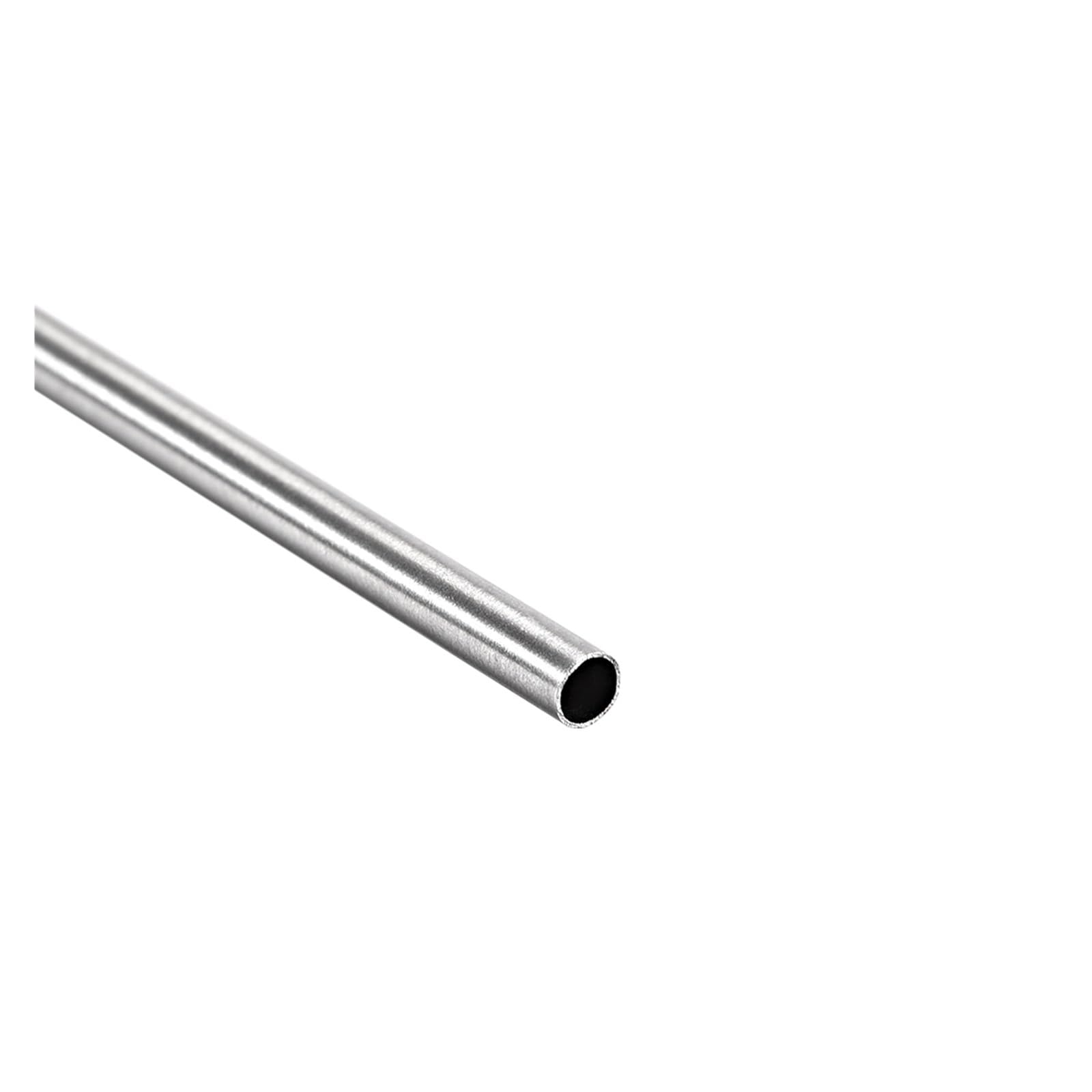 Kupferrohr, 2 Stück Edelstahlrohre 304, 3 mm, 4, 5 Außendurchmesser, 250 Länge, nahtloses gerades Rohr, 0, mm–1 Wandstärke(4mm x 0.2mm)