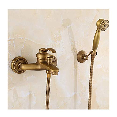 Mitigeur de douche de bain mural avec commande eau chaude et froide