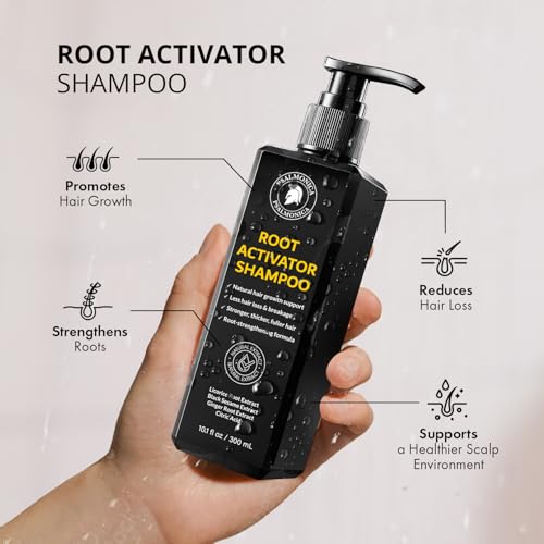 Image of Hair Growth Shampoo and Conditioner Set: Sulfate Free Hair Growth Root Activator Thickening Shampoo for Hair Loss and Thinning Hair - Hair Loss RegrowthTreatments for Women Men