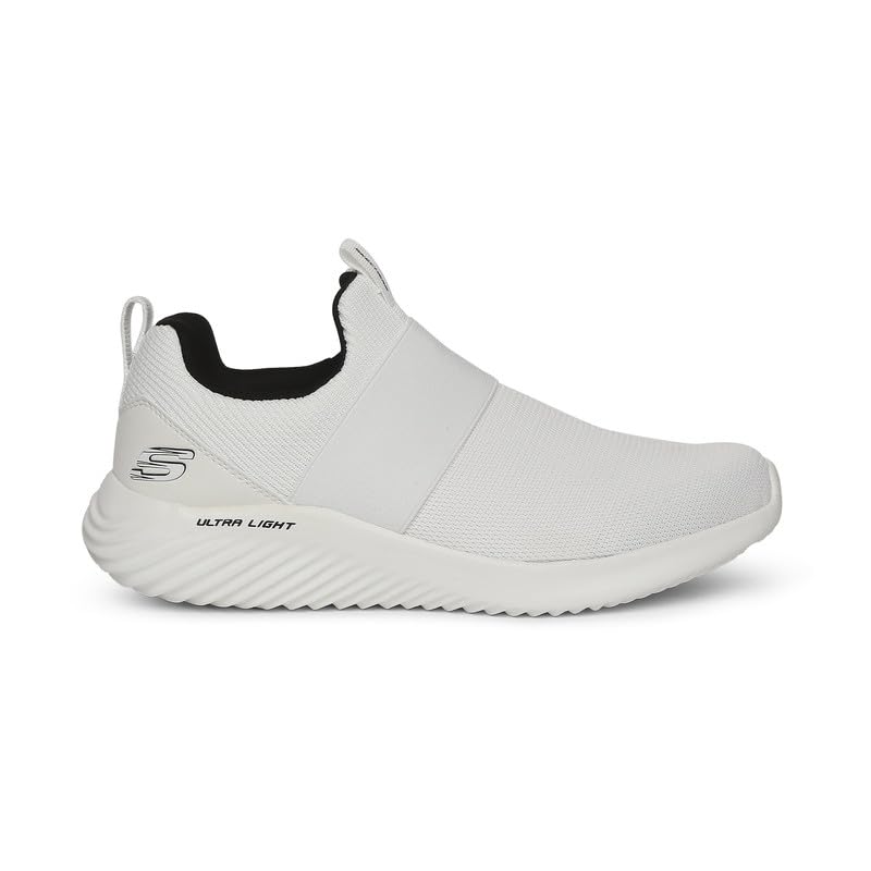 Skechers Bounder - Inshore Slip On Shoes for Men - Air-Cooled Memory Foam® Cushioned Insole Cushioned Midsole Athletic Mesh Upper Comfort Shoes White (B0BFR4WG5W) Amazon Price History, Amazon Price Tracker