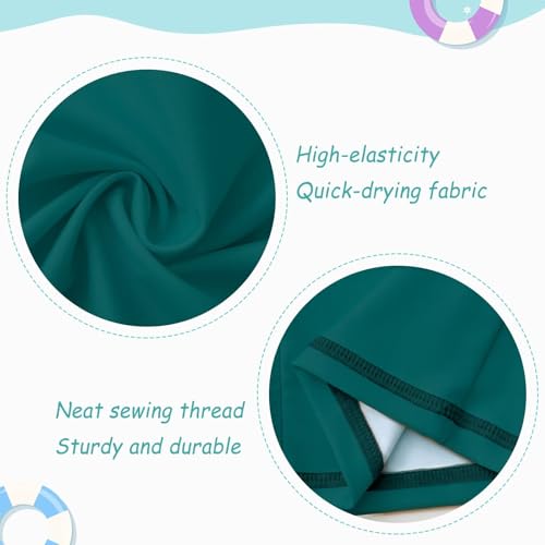 Image of Girls Swim Shirts, Long Sleeve Rash Guard Swimsuits with Full Zipper Sun Protection Bathing Suit Quick Dry Swimwear for Kids