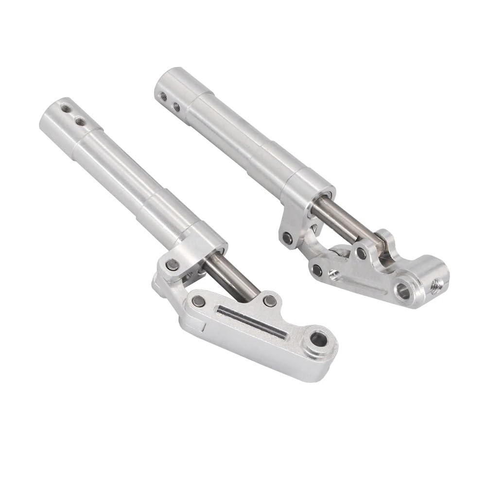 Tren de Aterrizaje con amortiguación for avión RC, trípode aleación Aluminio 85-185 mm absorción Impactos, Orificio 4/5 for Modelo EDF 3-6 kg(D4.0- H165mm)