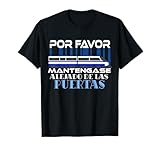Por Favor Mantengase Alejado De Las Puertas Monorail Track T-Shirt
