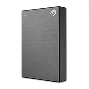Seagate One Touch, 5 TB, Externe Harde Schijf, Space Grey, USB 3.0, voor Windows & Mac, 1 jaar Mylio Create, 4 maanden…