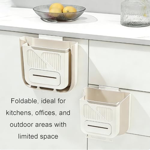 Caneca plegable para colgar en cocina, gris miniatura 3