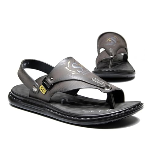 Men's Summer Flat Sandals - Fashionable Outdoor Casual Slides Lightweight & Breathable3