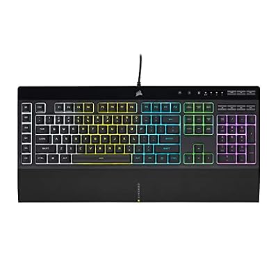Corsair K55 RGB PRO Membrane Wired Gaming Keyboard – Black