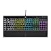 Price comparison product image Corsair K55 RGB PRO-Dynamic RGB Backlighting - Six Macro Keys with Elgato Stream Deck Software Integration-IP42 Dust and Spill Resistant-Detachable Palm Rest-Dedicated Media and Volume Keys, Black