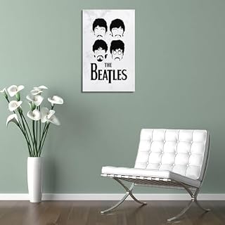 Poster de minimalisme des Beatles sur toile – Impression d’art moderne pour chambre à coucher – 20 x 30 cm - Les Beatles, Paul McCartney, John Lennon, RIngo Starr, George Harrison Poster de minimalisme des Beatles sur toile - Impression d'art moderne pour chambre à coucher - 20 x 30 cm – Image 5
