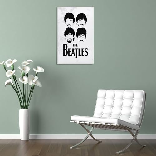 Poster de minimalisme des Beatles sur toile – Impression d’art moderne pour chambre à coucher – 20 x 30 cm - Les Beatles, Paul McCartney, John Lennon, RIngo Starr, George Harrison Poster de minimalisme des Beatles sur toile - Impression d'art moderne pour chambre à coucher - 20 x 30 cm – Image 6
