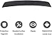 Car Inner Rear Trunk Bumper Guard Plate Bumper Protector Guard Cover Trim for Land Rover Defender 90 110 130 2020-2024 Auto Rear Bumper Plate Cover Trim Accessories (Style A-ABS Matte Black)