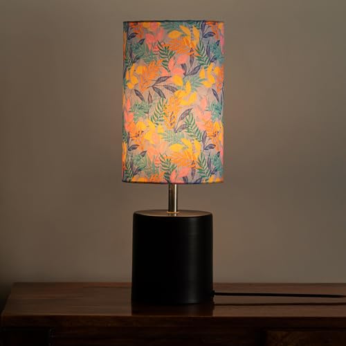 Image of ExclusiveLane 'Frond' Iron Table Lamp for Bedroom Living Room Home Decoration & Bedside Lamp Bed Lamps for Side Table Side Lamp for Bed Room in Metal (44.5 Cm, Without Bulb, Handcrafted)