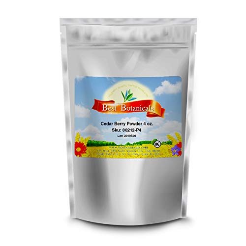Best Botanicals Cedar Berry Powder — Pancreatic Enzyme Supplements — 4 Oz. #TOP4
