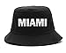 Kings Of NY Miami Florida State City Bucket Hat Black