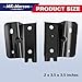Soft Top Left and Right Bow Bracket with Screws Compatible with 2013-2017 J-eep Wrangler JKU 4-Door Only Replaces# 68163704AB, 68163705AB