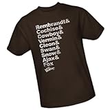 Roster -- Warriors Adult T-Shirt, X-Large