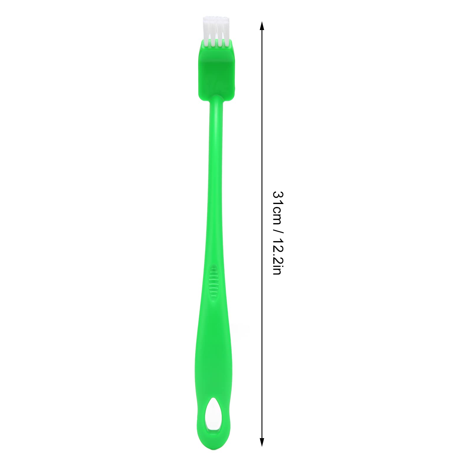 Dual-Head Brush, Multi-Purpose Scrub Brush with Long Handle - Image 4