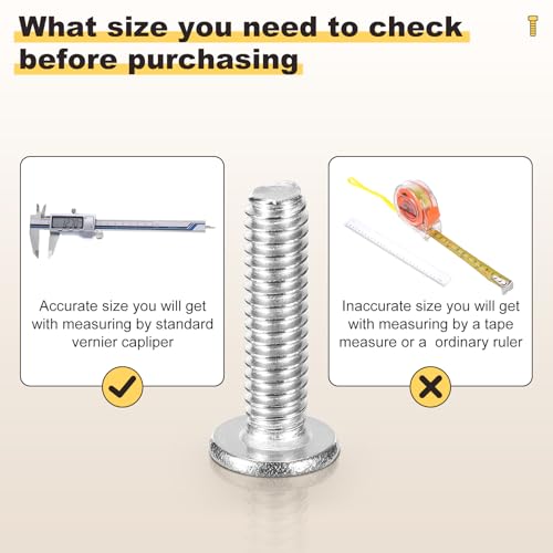 Image of METALLIXITY Flat Head Hex Socket Cap Screws Bolts(M3-0.5x4) 100Pcs, 304 Stainless Steel Hex Socket Furniture Bolts Screws - for Furniture Woodworking Project, Silver Tone