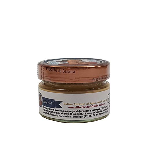 Mary Paint | Patinas Antique acabados muebles 140ml al agua (Amarillo Oxido)