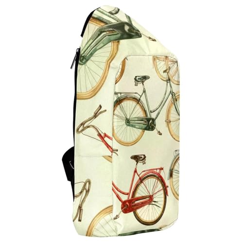 Bolsa cruzada compacta y multicolor con diseño ergonómico de hombro para viaje y ciclismo 4