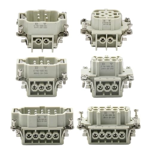 Conector Rectangular 4 Female Core 16A 500V BBPGYPHV miniatura 1