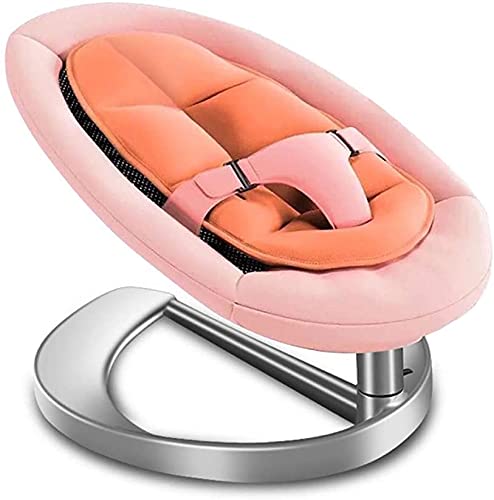 BeTlreo Silla Mecedora para bebés de Dos en uno, Swing portátil 85 ° Silla Mecedora de bebé, cinturón de Seguridad de 3 Puntos, Asiento de Cuna Suave, Desmontable y Limpio, fácil de Montar