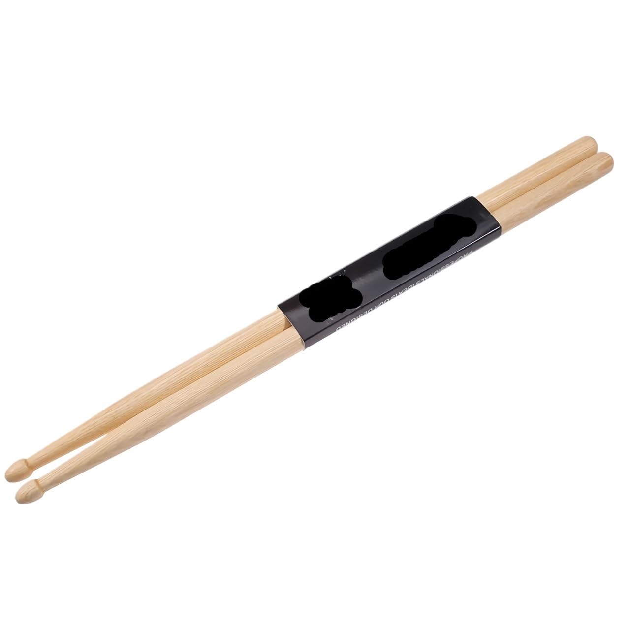 TrommelstöCke 2 Pairs Maple Drumsticks Ideal for All Ages Practice Sticks Elegant Log Color for Jazz and Percu FüR Schlagzeug