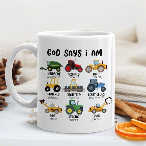 Taza de cerámica cristiana 11 oz con versículo bíblico miniatura 4