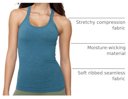 Image of sphinx cat Yoga Racerback Tank Top for Women with Built in Bra,Women's Padded Sports Bra Fitness Workout Running Shirts