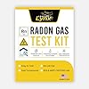 EPA-Approved Radon Test Kit for Home, Lab Fee Included - 48-Hour Short Term Radon Detector with Pro Lab Report in 3-5 Days - Just Expose Radon Tester, Apply Postage + Mail, & Get Radon Testing Results