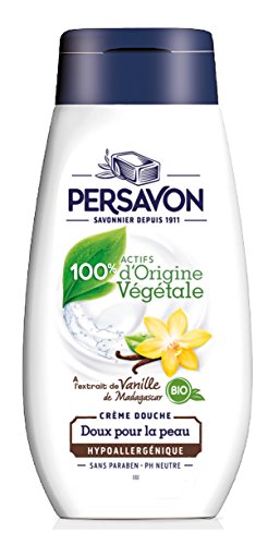PERSAVON Crème Douche Vanille de Madagascar Bio 250 ml - Lot de 4 Cover