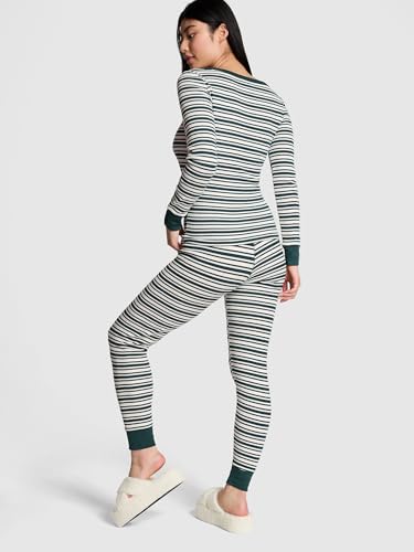 Victoria's Secret PINK Thermal Pajama Set, Long Sleeve Shirt & Leggings, Sleepwear for Women (XS-XXL)3