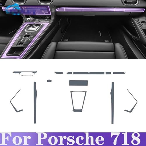 Protection écran navigation GPS Porsche 718 anti-traces TPU - 4